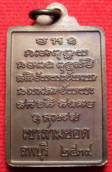 เหรียญรุ่นสาม หลวงปู่เรือง ธรรมสถานเขาสามยอด จ.ลพบุรี ปี2539 เนื้อทองแดง (ตัวตัด 1) เหรียญรุ่นสาม หลวงปู่เรือง ธรรมสถานเขาสามยอด จ.ลพบุรี ปี2539 เนื้อทองแดง (ตัวตัด 1)