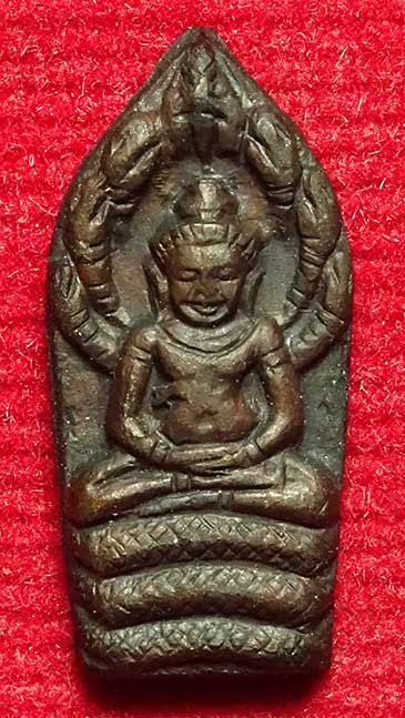 ประใบมะขาม (ปรกจอมทอง) เจ้าคุณผล วัดหนัง กรุงเทพ ออกวัดราชโอรสาราม (วัดจอมทอง) ปี2506 เนื้อทองแดงรมดำ ประใบมะขาม (ปรกจอมทอง) เจ้าคุณผล วัดหนัง กรุงเทพ ออกวัดราชโอรสาราม (วัดจอมทอง) ปี2506 เนื้อทองแดงรมดำ