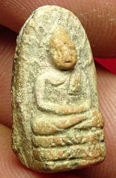 พระรอดละโว้ วัดกำแพง จ.ลพบุรี เนื้อผง (เนื้อชมพู) ปี2482
