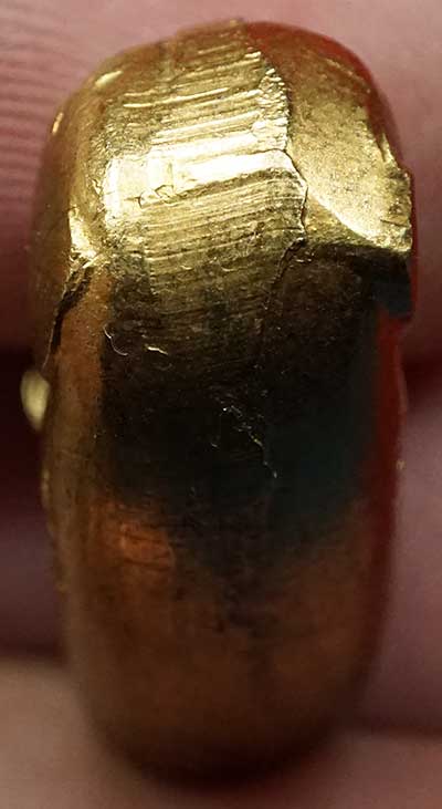เสือหลวงพ่อวงษ์ รุ่น 6 วัดปริวาส กรุงเทพ ปี2519 บล็อคแก้มปะ ขาจุด เนื้อทองแดง กะหลั่ยทองเดิม