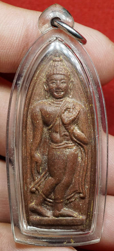 พระลีลาทุ่งเศรษฐี หลวงพ่อเต๋ คงทอง วัดสามง่าม จ.นครปฐม รุ่นแรก ปี 2507 เนื้อผง พิมพ์ใหญ่ หลังคงทองใหญ่ พระลีลาทุ่งเศรษฐี หลวงพ่อเต๋ คงทอง วัดสามง่าม จ.นครปฐม รุ่นแรก ปี 2507 เนื้อผง พิมพ์ใหญ่ หลังคงทองใหญ่