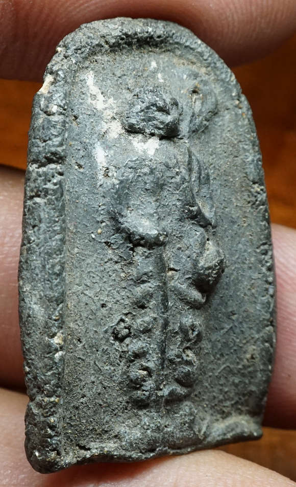 พระสีวลี วัดประสาทบุญญาวาส จ.กรุงเทพ ปี2506 พิมพ์เล็บมือใหญ่ (นิยมและหายากมาก) เนื้อดำ